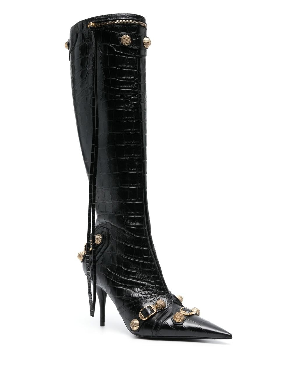 Le cagole leather heel boots