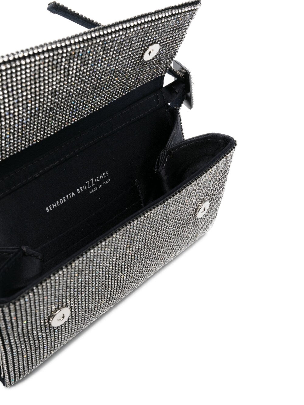 Vittissima crystal-embellished clutch bag