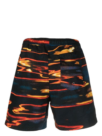 Printed swimming trunks