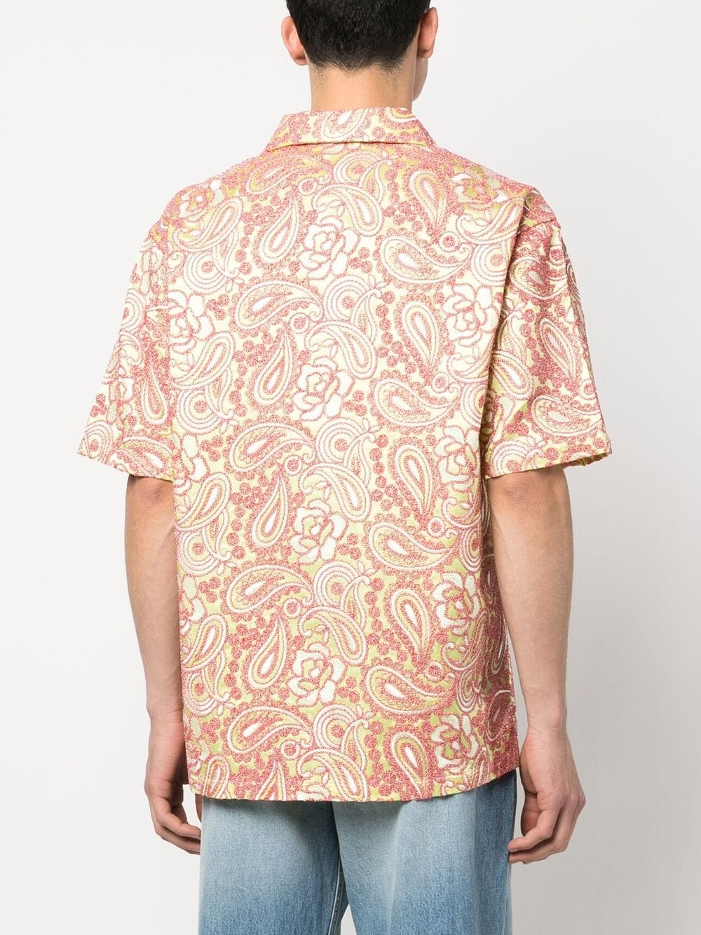 Short sleeve embroidered shirt