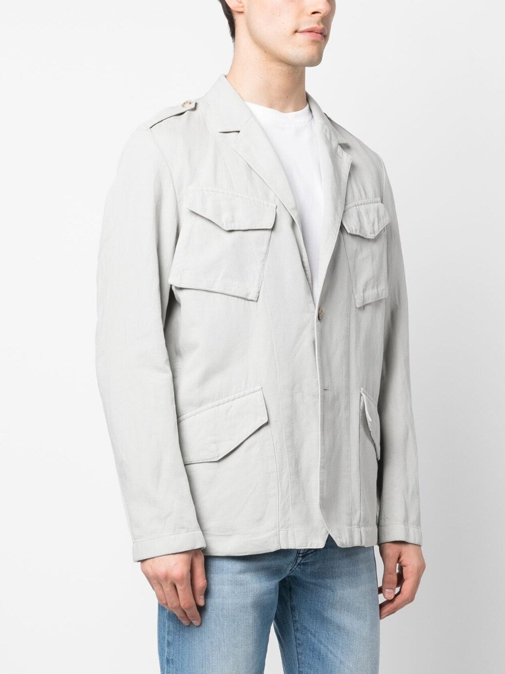 Blen linen single-breasted jacket