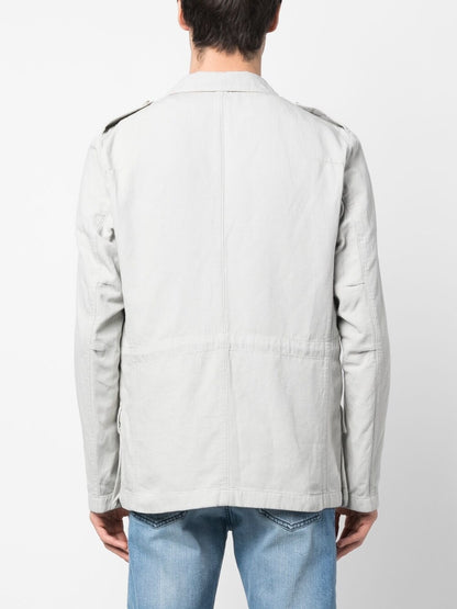 Blen linen single-breasted jacket