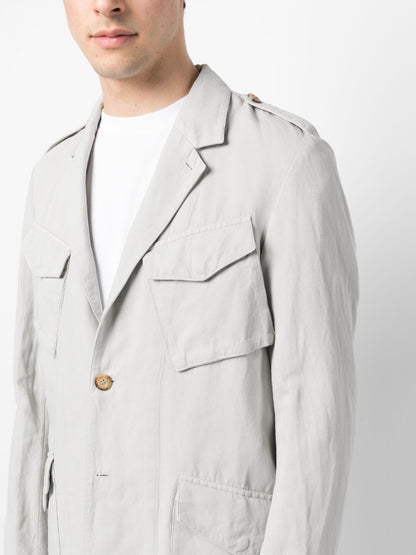 Blen linen single-breasted jacket