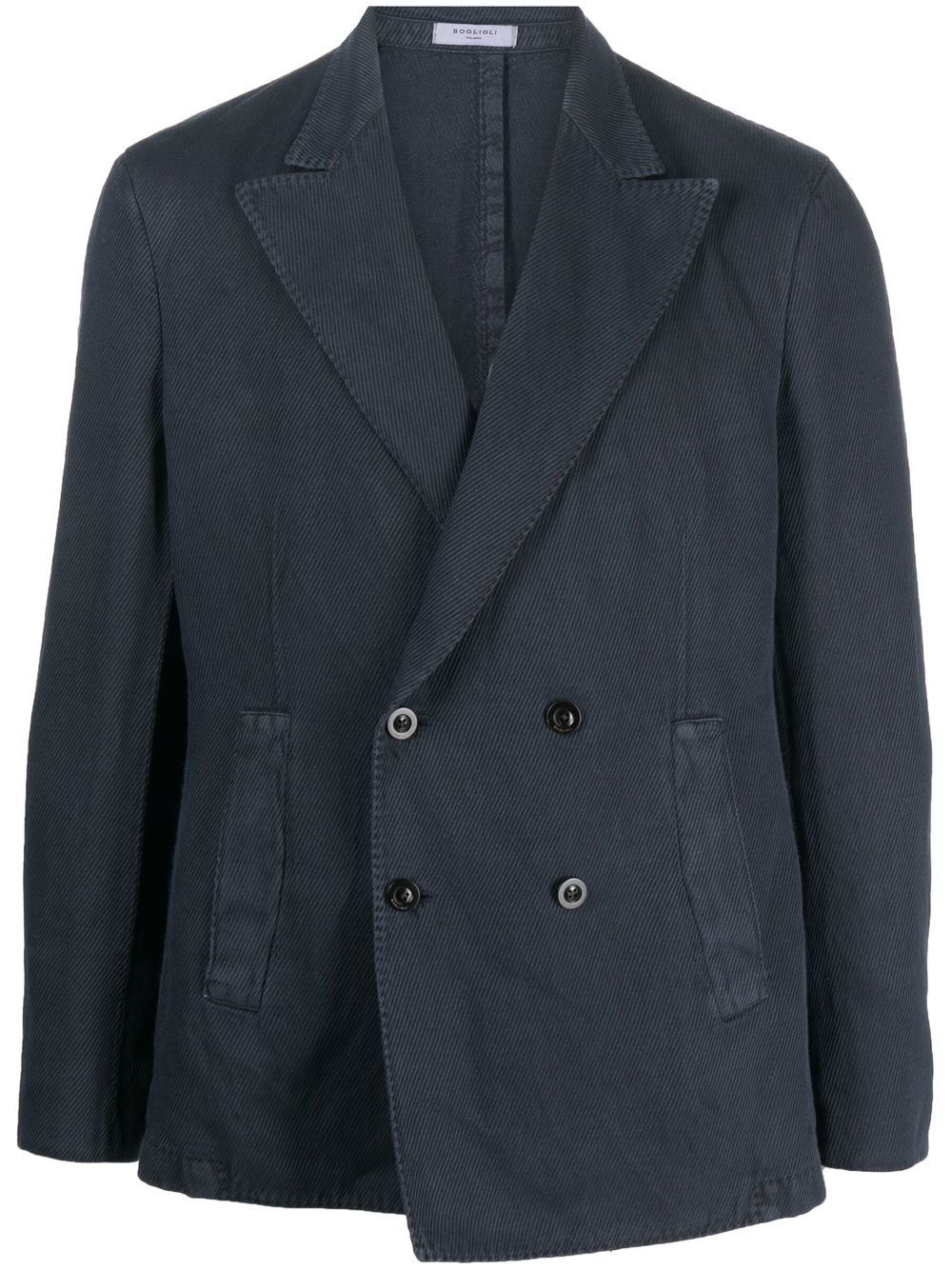 Cashmere blend double-breasted jacket