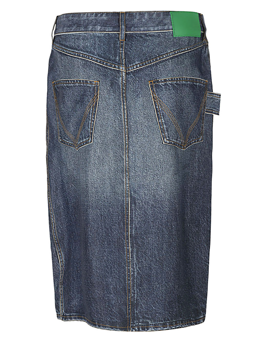 Denim cotton skirt