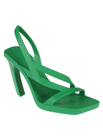 Jimbo rubber slingback sandals