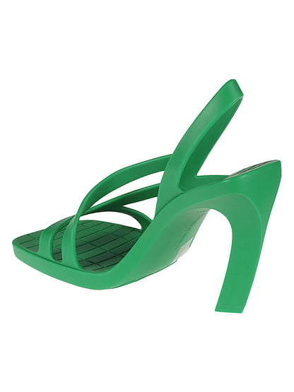 Jimbo rubber slingback sandals