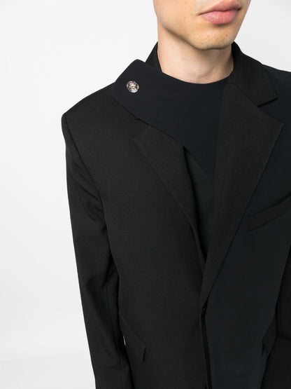 Wool single-breasted blazer