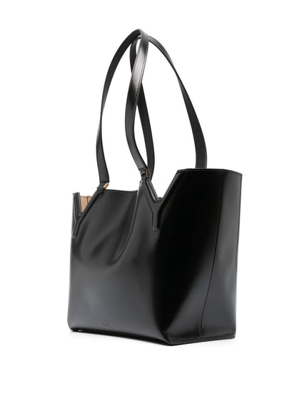 Yy west leather shopping bag