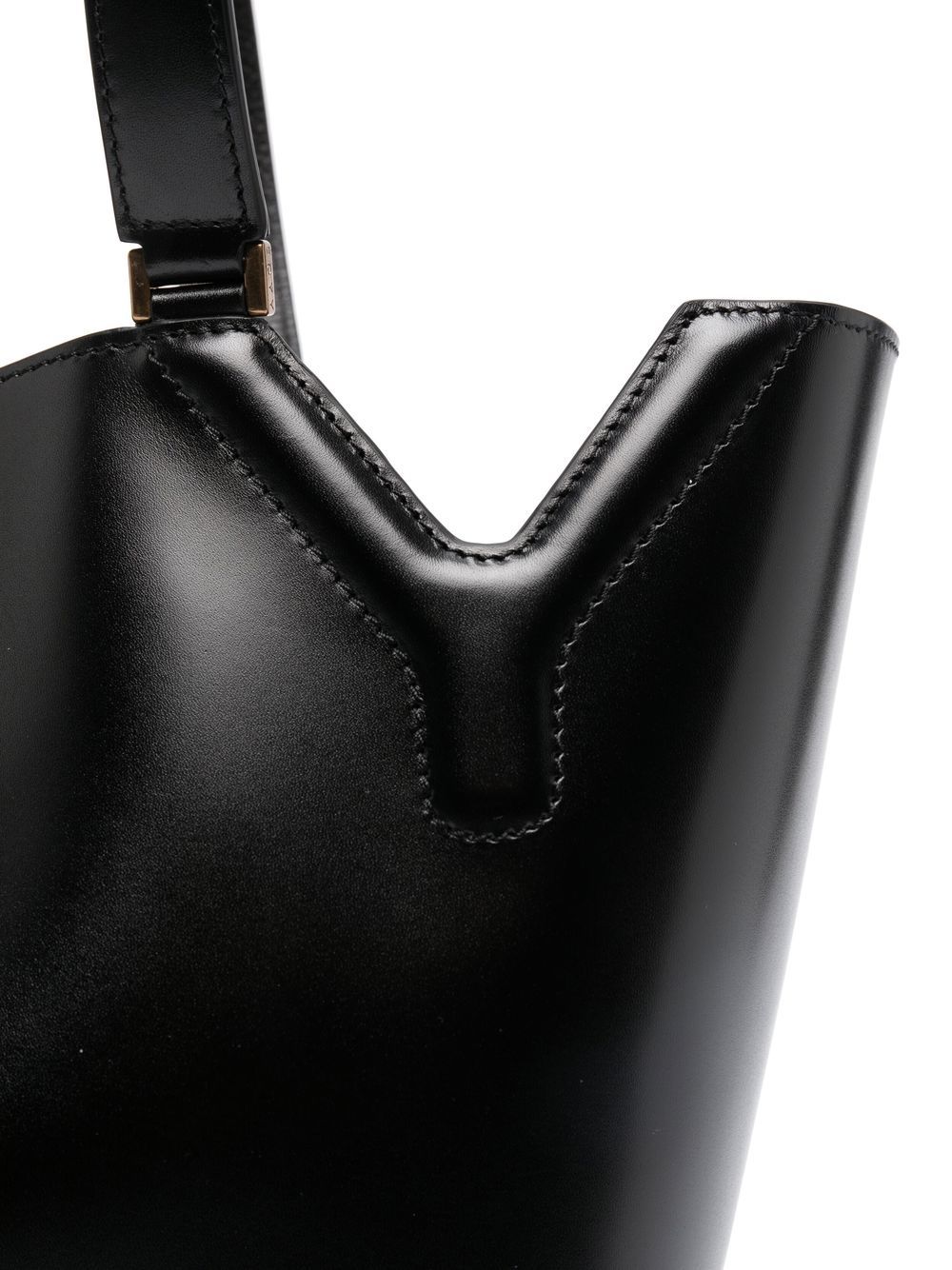 Yy west leather shopping bag