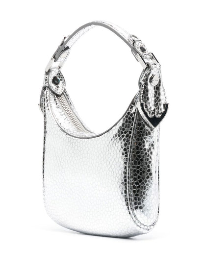 Cosmo metallic leather handbag