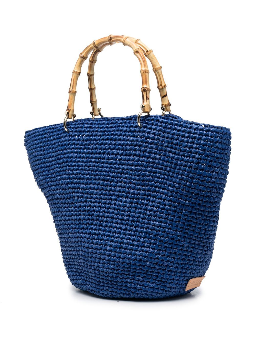 Corolla straw handbag