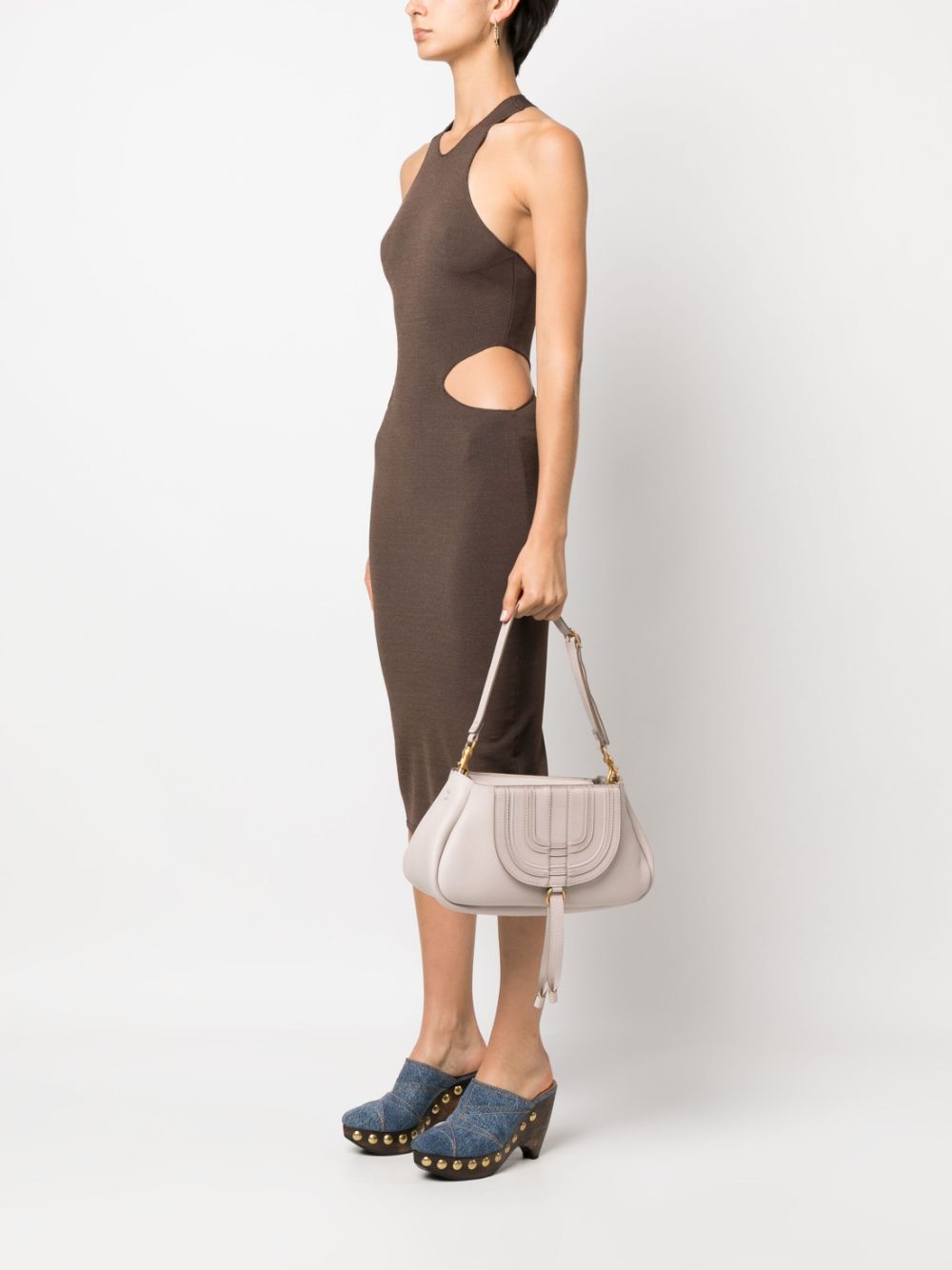 Marcie leather shoulder bag