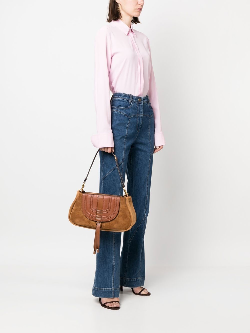 Marcie leather shoulder bag