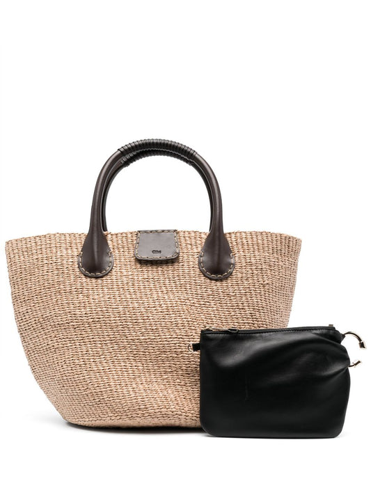 Palma raffia shopping bag