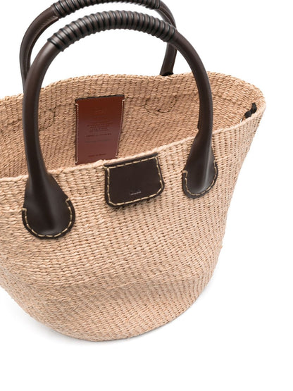 Palma raffia shopping bag