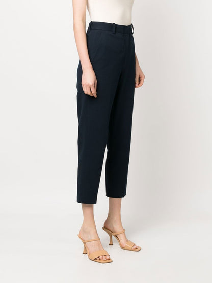 Cotton cropped trousers