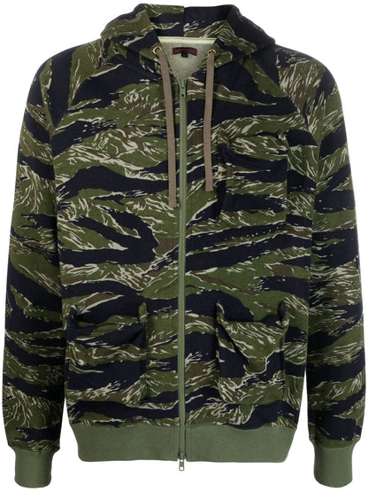 Printed parka