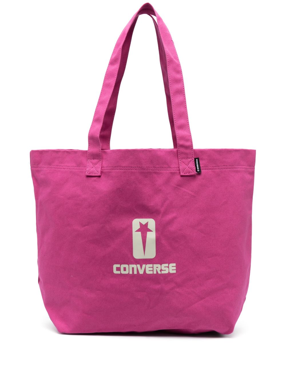 Logo cotton tote bag