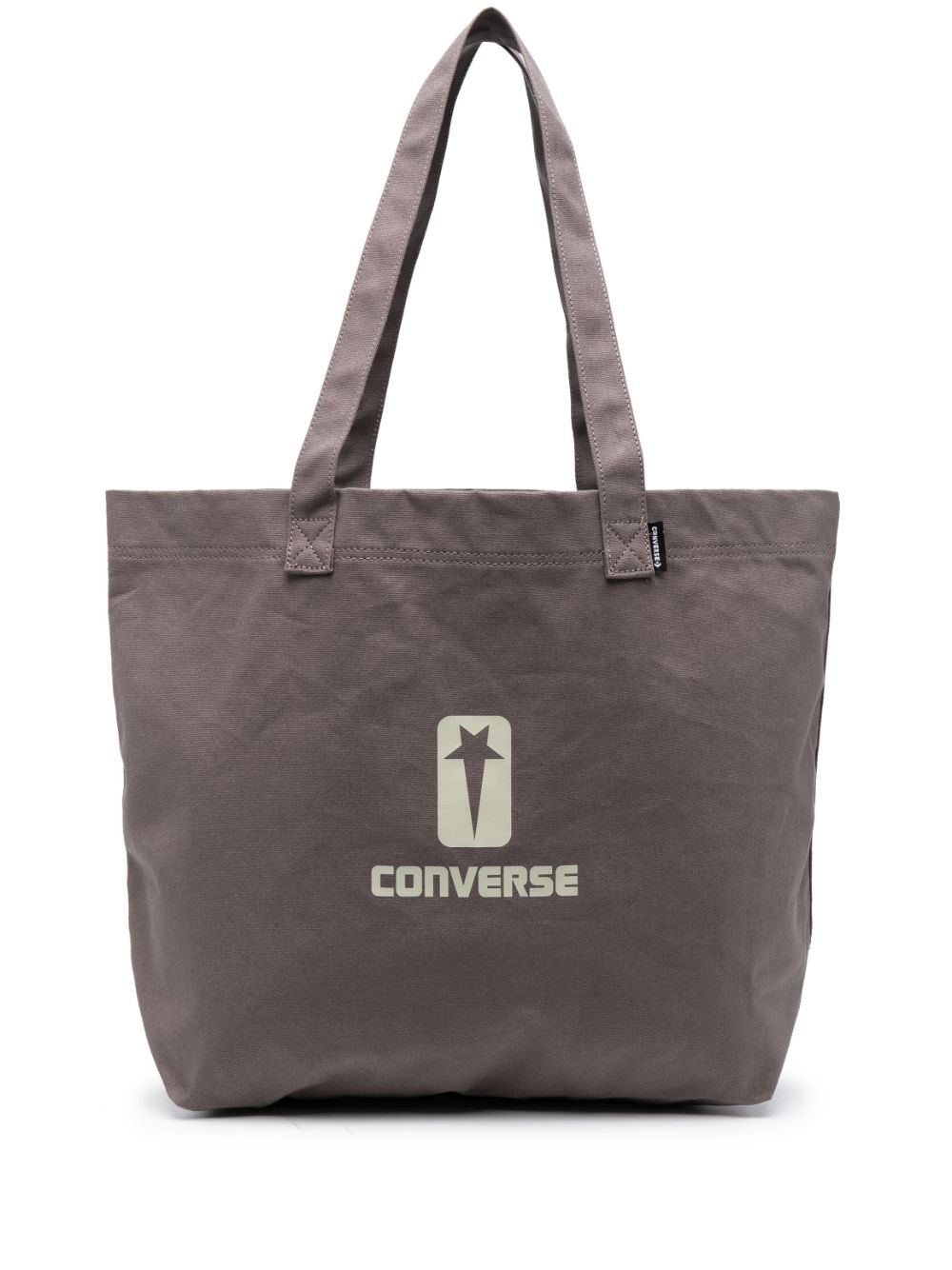 Logo cotton tote bag