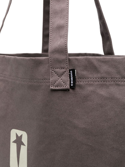 Logo cotton tote bag