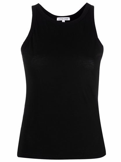 Sleeveless cotton tank top