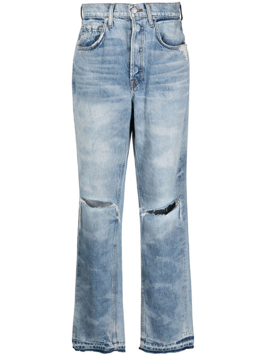 Relaxed fit denim jeans