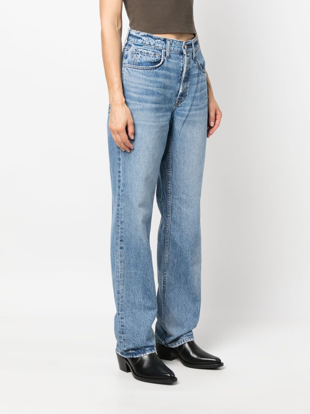 Relaxed fit denim jeans