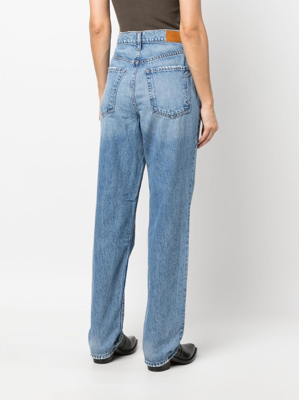 Relaxed fit denim jeans