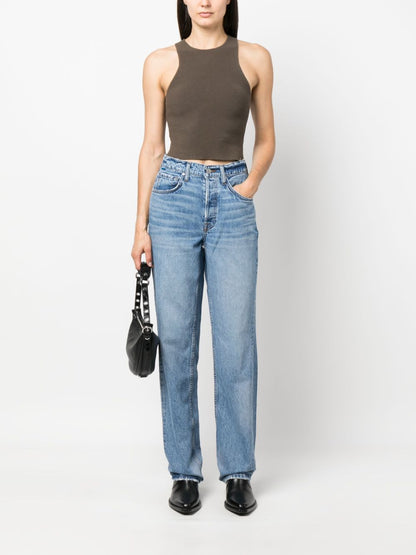 Relaxed fit denim jeans