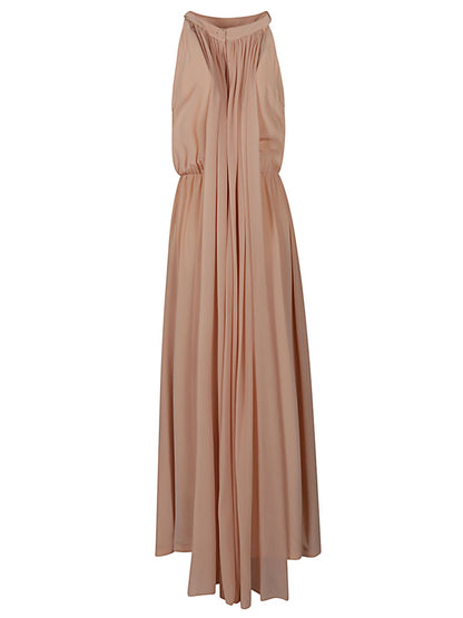 Silk long dress