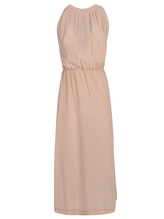 Silk midi dress