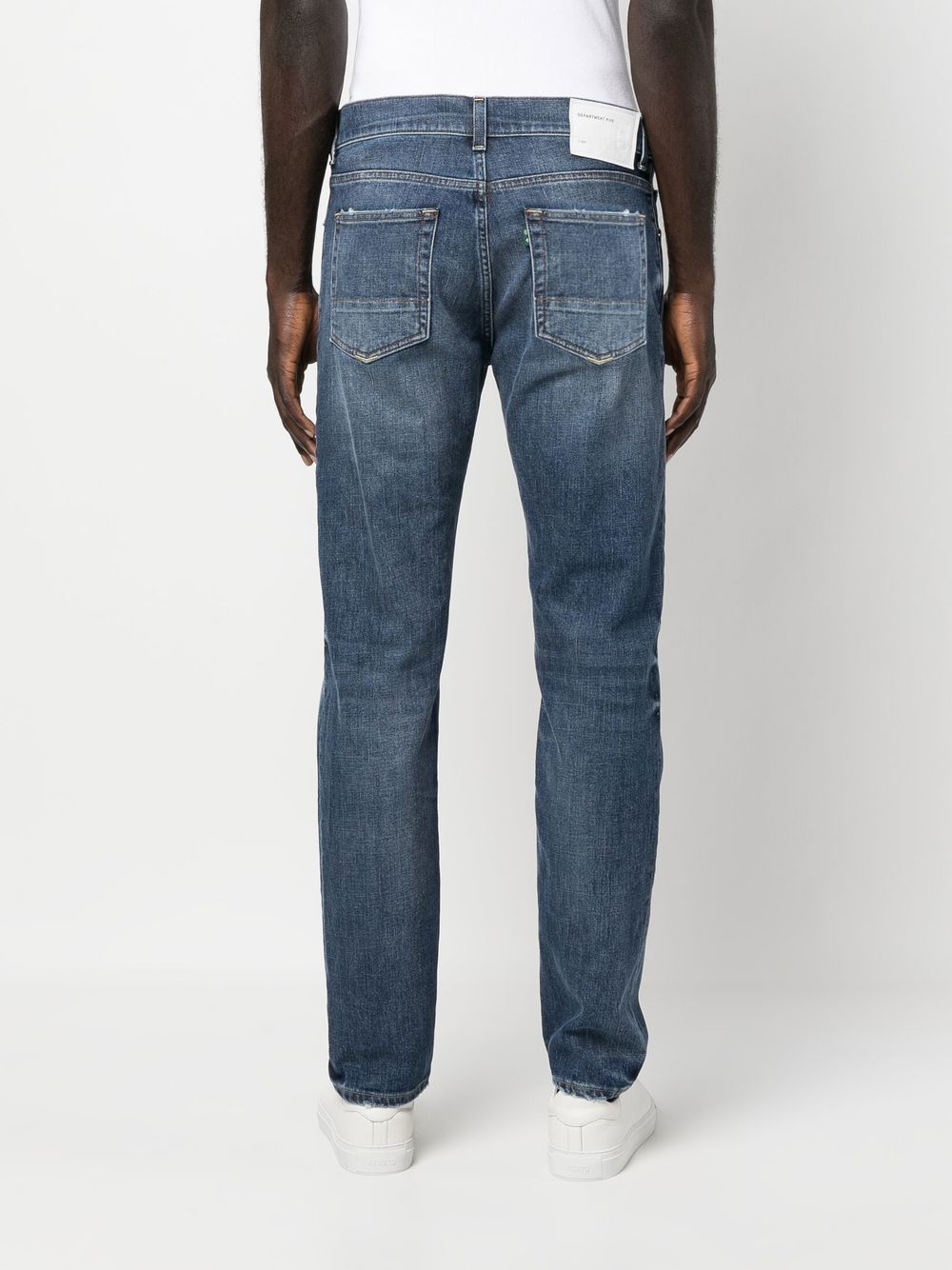 Slim fit denim trousers