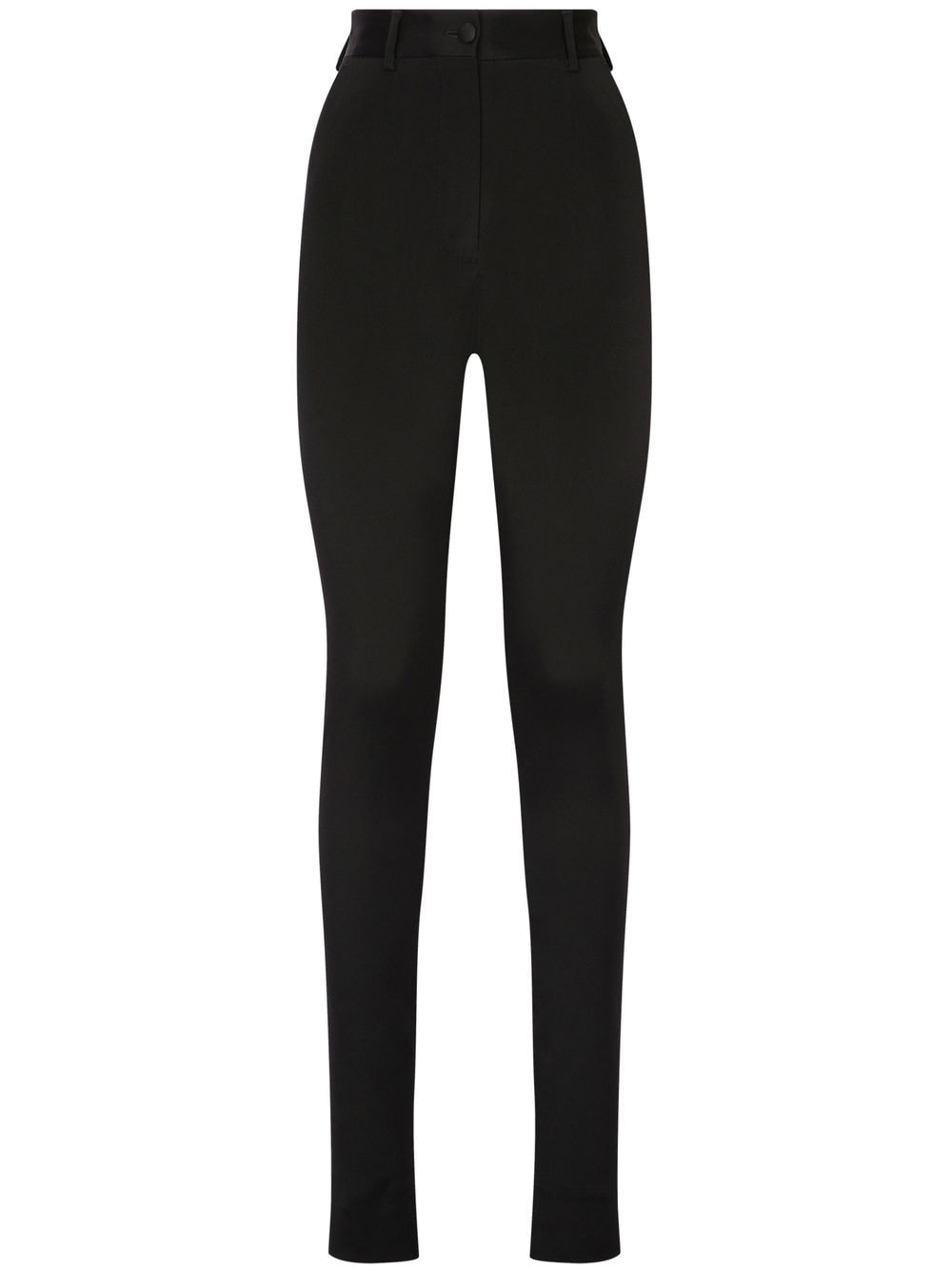 Skinny high-waisted trousers