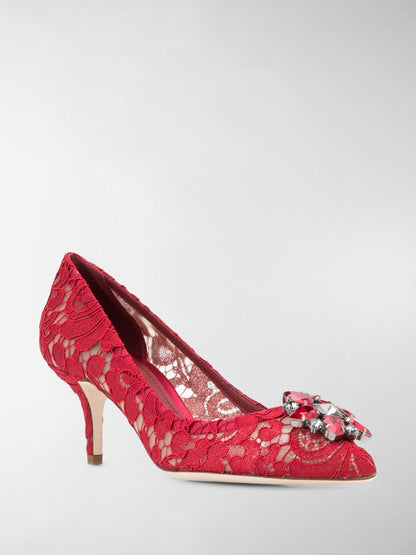 Bellucci lace pumps