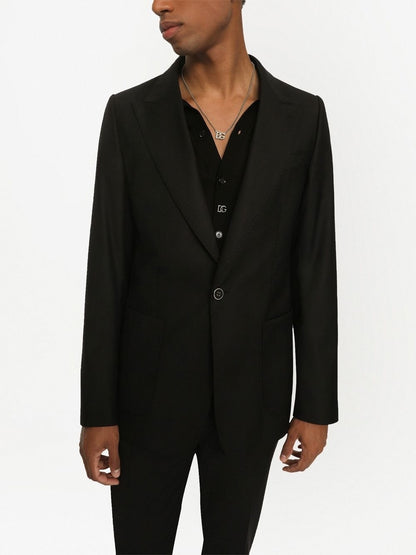 Single-breasted blazer jacket