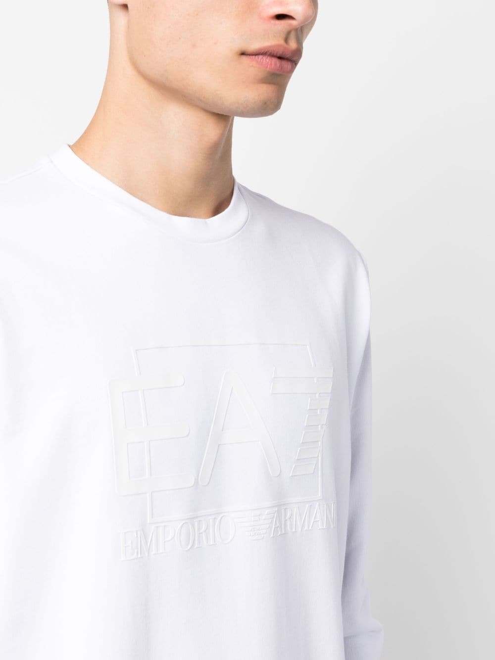 Logo cotton crewneck sweatshirt