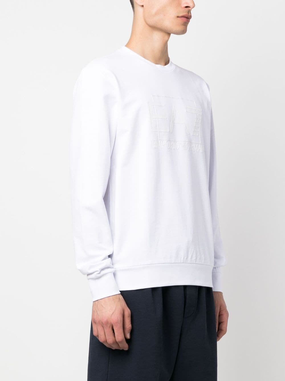 Logo cotton crewneck sweatshirt