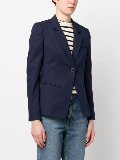 Cotton single-breasted jacket