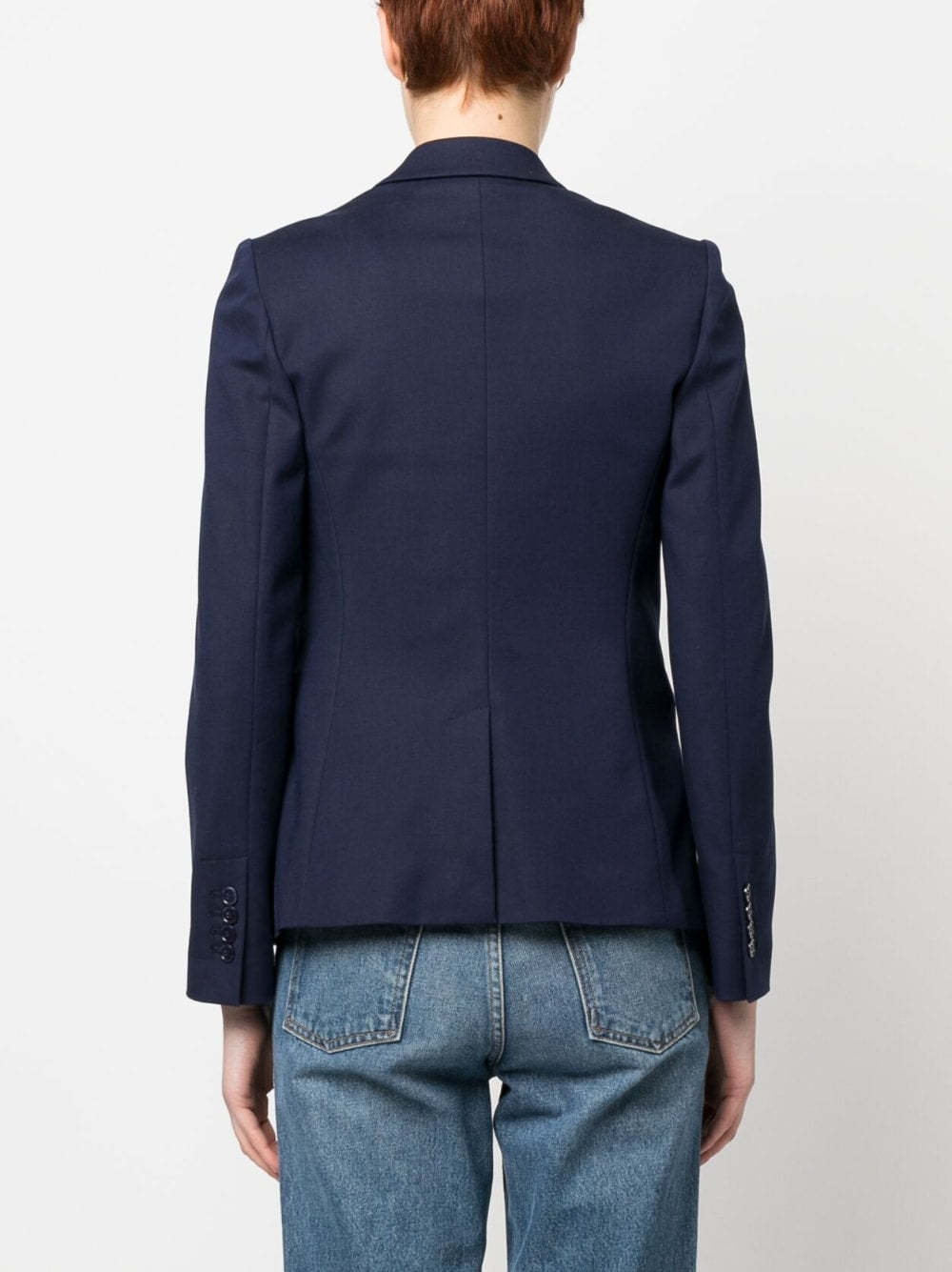 Cotton single-breasted jacket