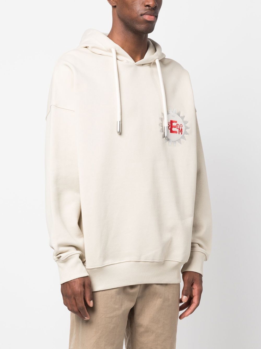 Logo cotton hoodie