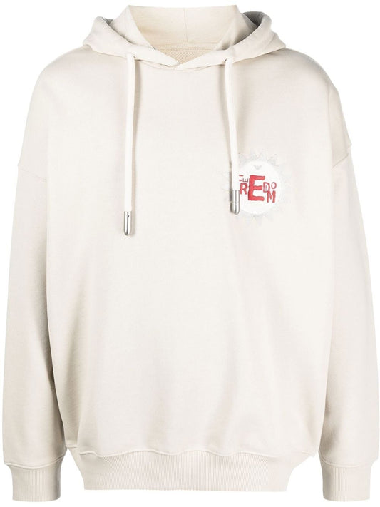 Logo cotton hoodie