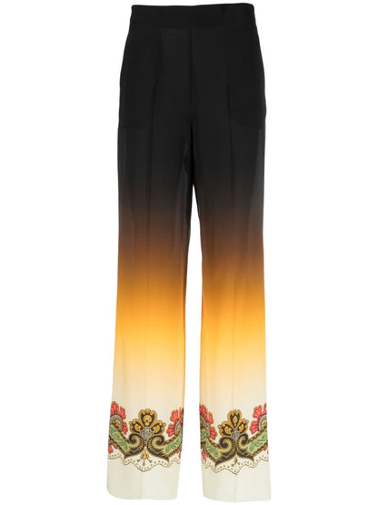 Printed trousers