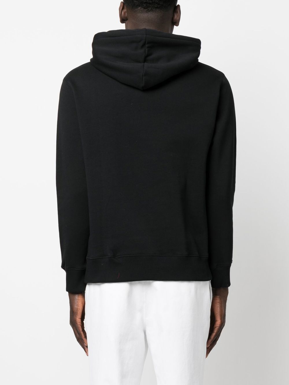 Logo organic cotton hoodie