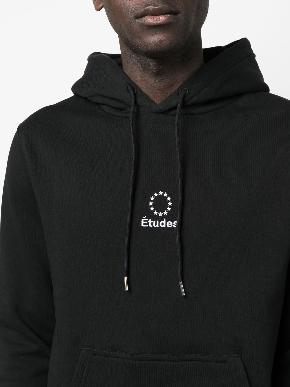 Logo organic cotton hoodie