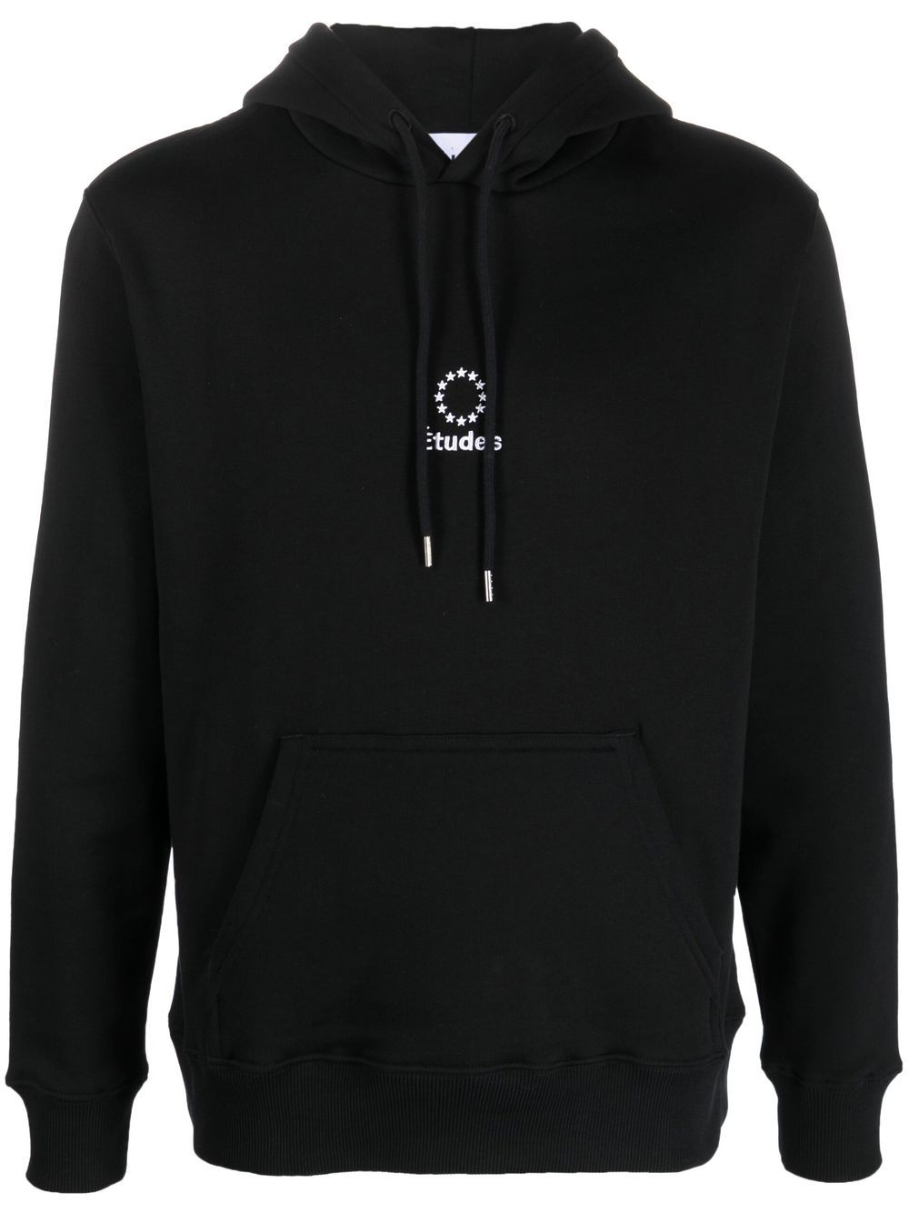 Logo organic cotton hoodie