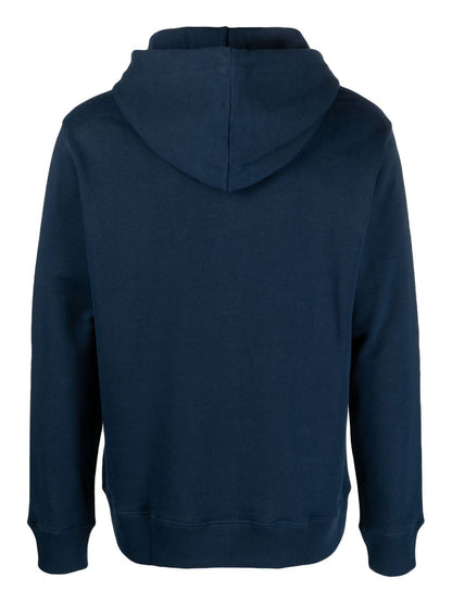 Logo organic cotton hoodie