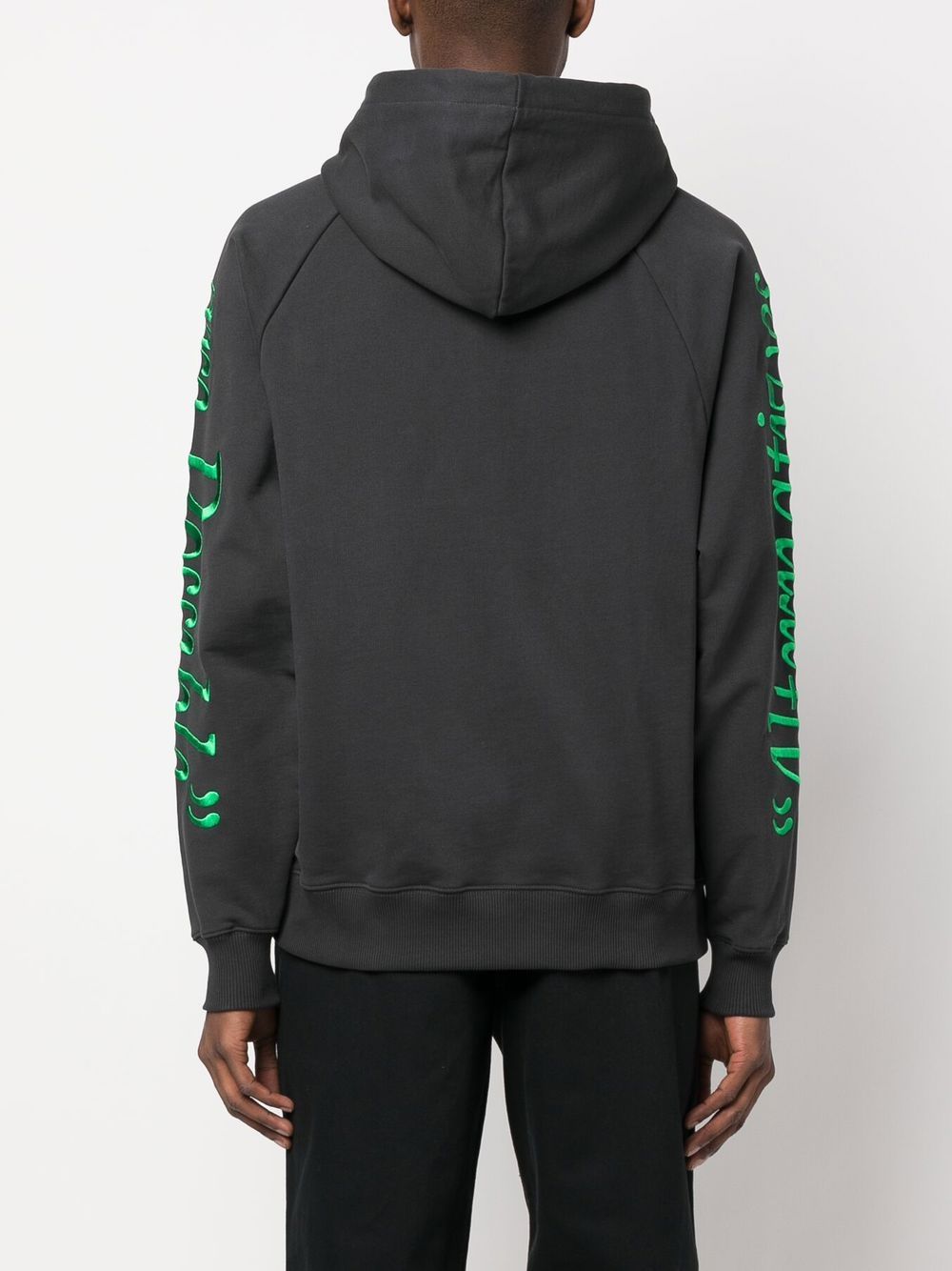 Logo organic cotton hoodie