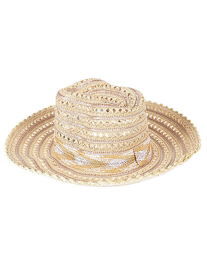 Raffia sombrero hat