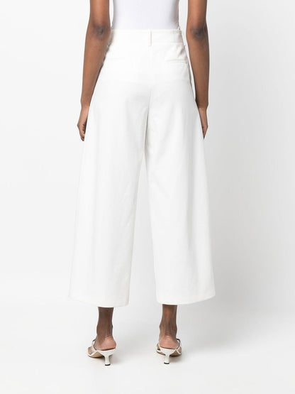 Wide leg trousers